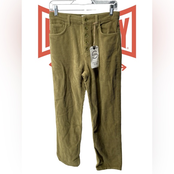 Reformation Men's Green Corduroy Pants